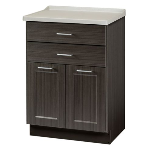 8922-AF Two Drawers - Two Doors/One Shelf - Four Swivel Casters (in Twilight)
