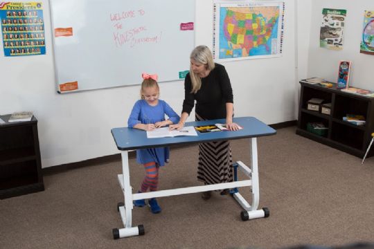 Two-Person Standing Fidget Desk
