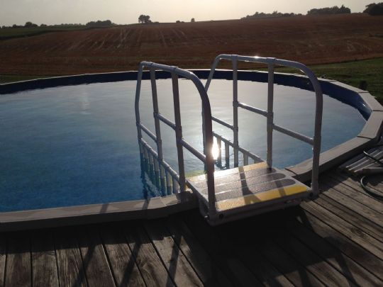 Ideal for both above ground or in ground pools
