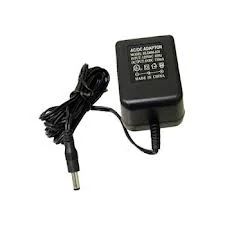 Optional adapter can be used in place of the included 9 volt battery