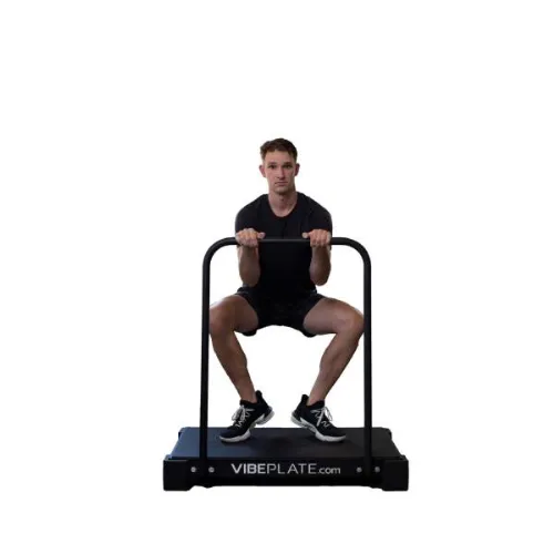 Vibration Plate Mini Whole Body Vibration Platform with Balance Bar for Home Fitness, Therapy, and Stability Support by VibePlate Vibration Plate Mini Whole Body Vibration Platform with Balance Bar for Home Fitness, Therapy, and Stability Support by VibePlate