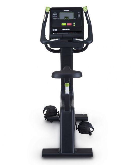 ECO-NATURAL Stationary Upright Exercise Bike - Back View