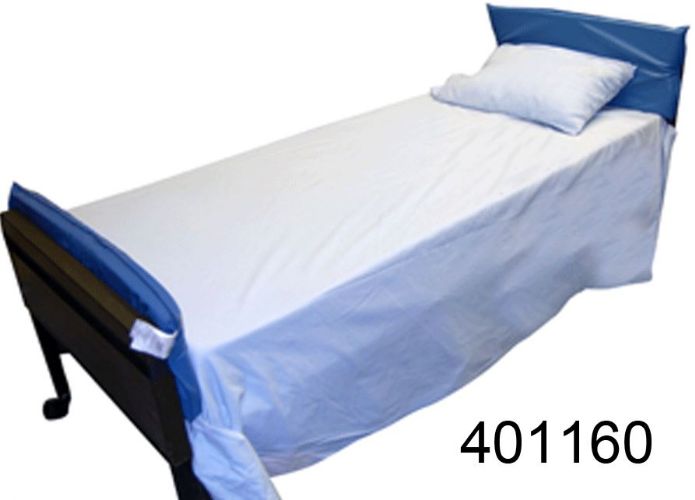Cushioned Bed Wall Protector Headboard, Headboard And Footboard To Slip Over Hospital Beds