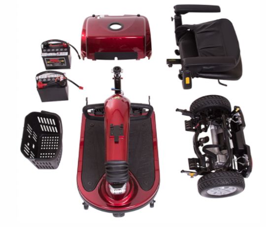 Easily disassemble the scooter for travel and storage