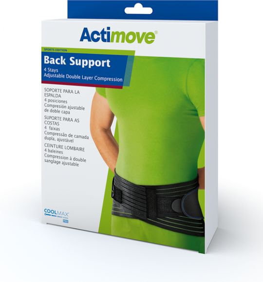 Actimove Adjustable Sports Compression Back Support
