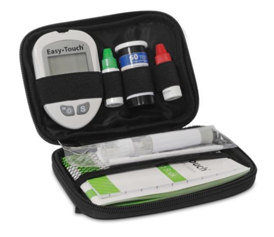 What each EasyTouch Glucose Meter Kit includes