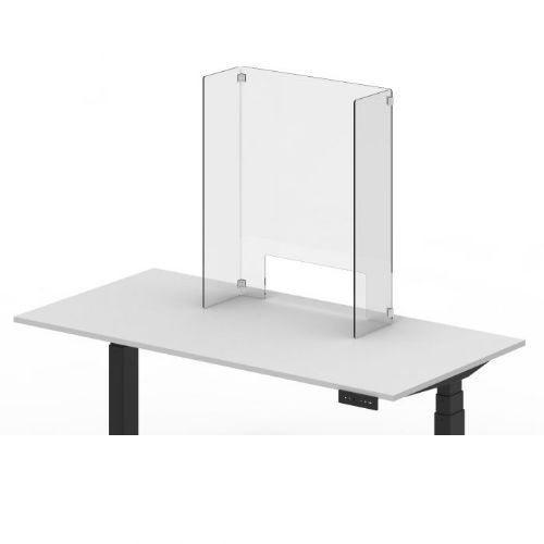 Shown it the 24-inch x 30-inch Clear Acrylic Divider w/ Cutout w/ side 8-inch x 30-inch Panels