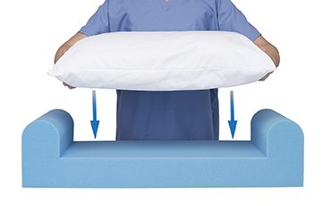 Add a pillow for extra elevation and enhanced comfort