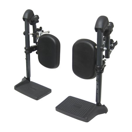 Replacement Leg and Footrests (pair) comes in a solid black color