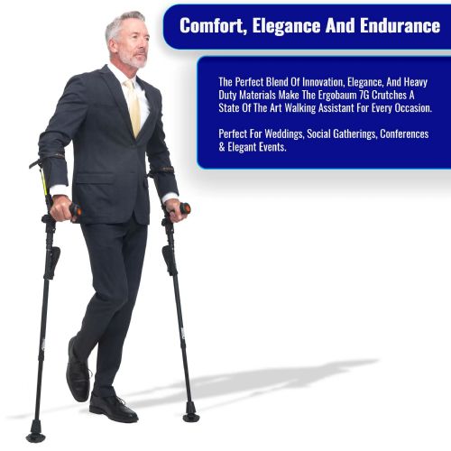 Ergobaum is the first ergonomically designed pain-free crutch