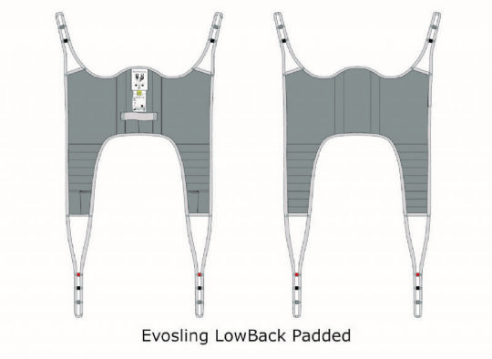 EvoSling LowBack Padded Patient Sling