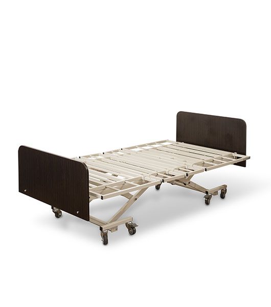 The bed's sleep surface can adjust from 36-inches to 48-inches to accommodate patients of all shapes and sizes