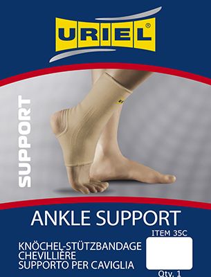  Uriel Open Heel Sleeve Ankle Support