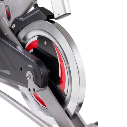 Spirit Fitness CIC800 Indoor Cycle Trainer view of the 37Ib Flywheel