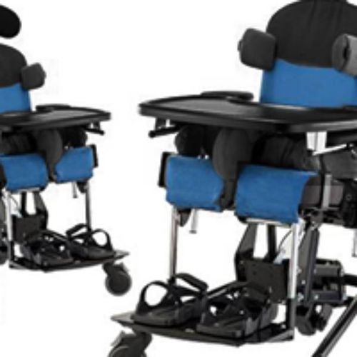 Pictured are two seats shown in blue emphasis on the sandals and pedal bar