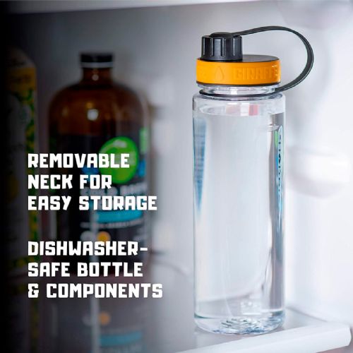 Clear Giraffe Water Bottle For Hands Free Drinking