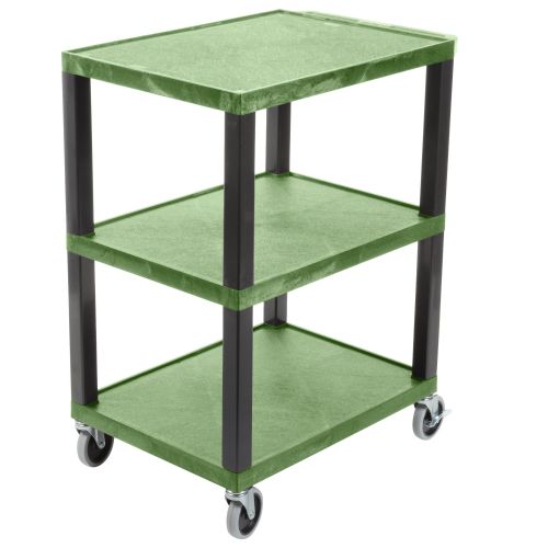 Green Option of the Tuffy Commercial Busing Cart