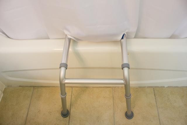 Hydroglyde Sliding Tub Transfer Bench, Tub Transfer Bench With Shower Curtain Cut Out