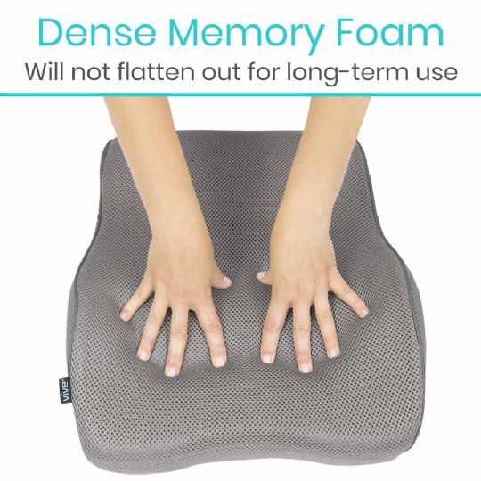 The memory foam is built to stand the test of time