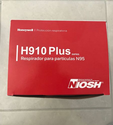 Top View of N95 Mask Box