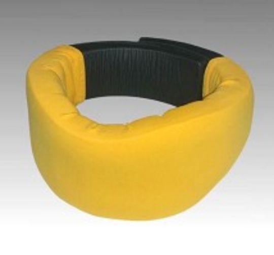Swirl Collar Head and Neck Support shown in yellow