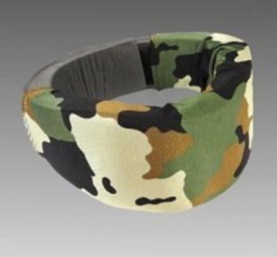 Swirl Collar Head and Neck Support shown in camo