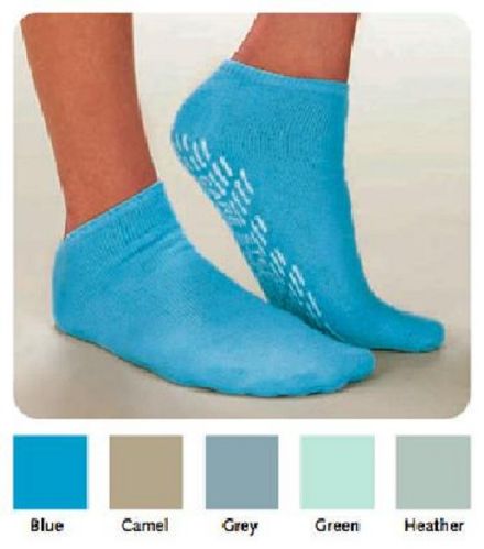 SureGrip Fall Prevention Socks in Blue as well as swatches for other color options.