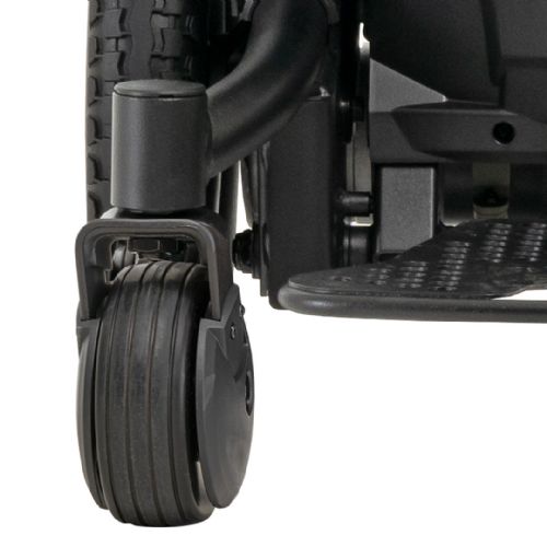 5-inch solid front wheels