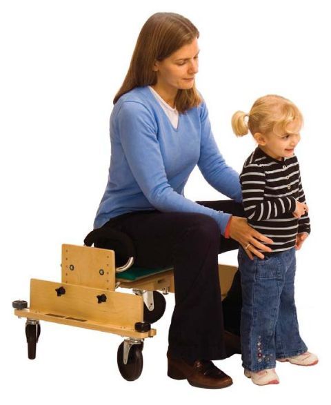 It can also be used as a mobile stool for therapists