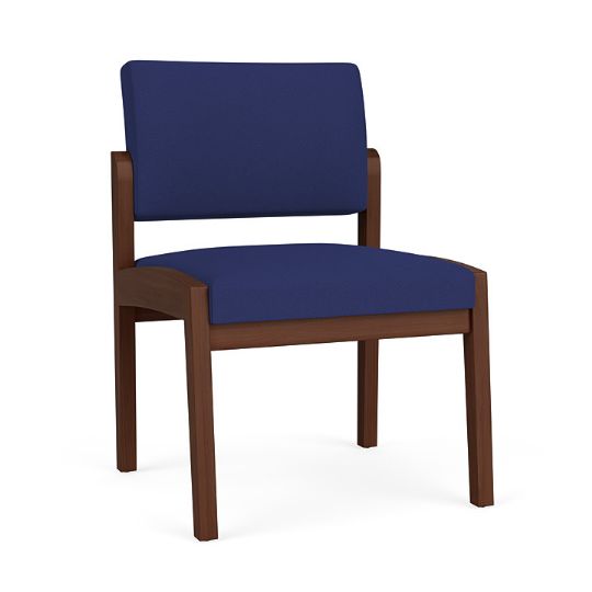Waiting Room Guest Chair with WALNUT Frame