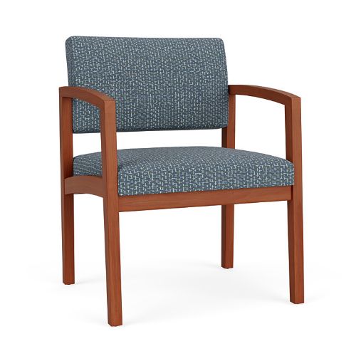 Waiting room chair with CHERRY finish