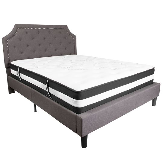 Mattress shown on bed (bed frame not included)