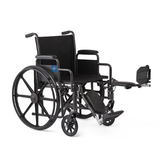 Guardian K1 Wheelchair shown with Elevating Leg Rests