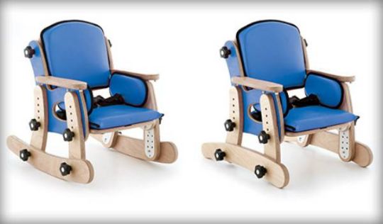 Pictured are the rocker (left) and stabiliser (right) leg accessory options
