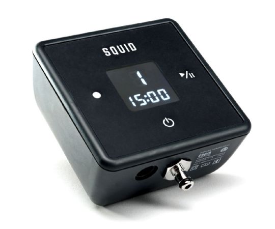 Squid Pump operated via three simple buttons and a vivid display screen