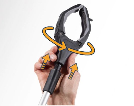 Rotating Claw - 90 Degrees for vertical and horizontal use