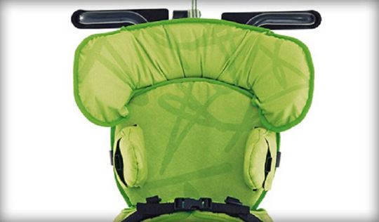 Pictured is the Shoulder Support shown in green