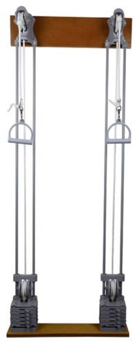 Single Handle Pulley, Dual Tower Weight System (Chest) With 20 lb.Weights (10lbs./tower) 