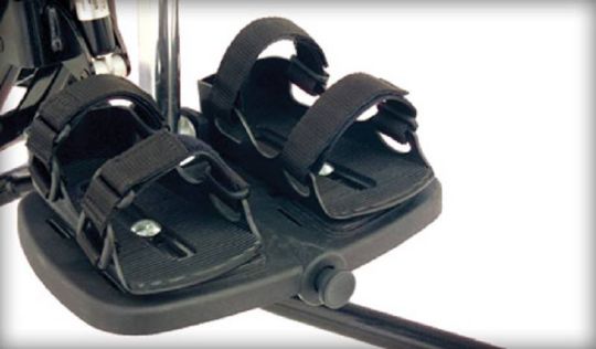 Picture shows the sandals with the straps