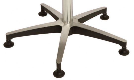 Close View of Brewer Laboratory Stool Legs 