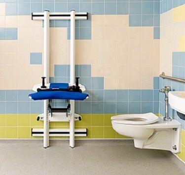 Rifton Hygiene Support Station with Pivot Configuration