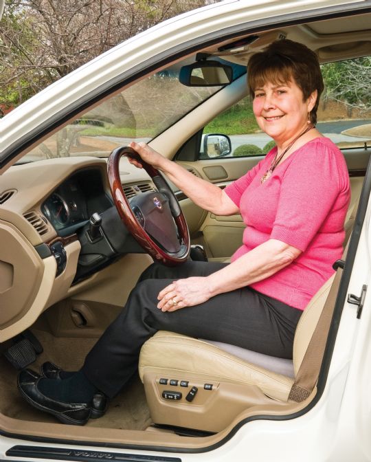 The Lumex Swivel Seat Cushion is ideal for use while driving 