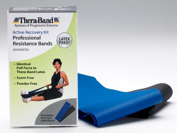 3 yards Thera-Band Exercise Resistance Band Black Special Heavy LATEX FREE 