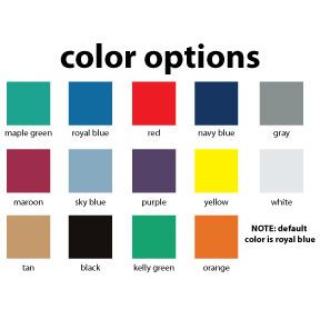 Variety of color options