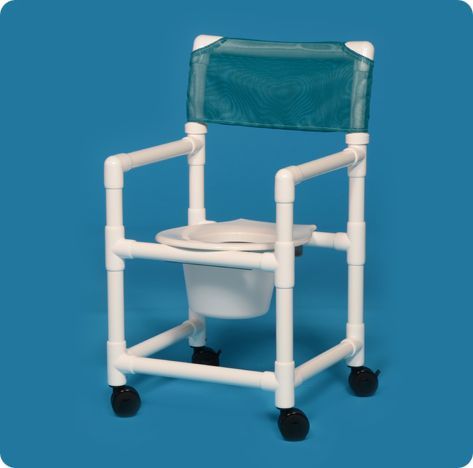 Standard Line Slant Seat Shower Chair Commode with Pail