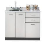 Base Cabinet with 3 Doors and 2 Drawers