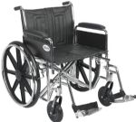 20-in. Wide Seat / Full-Length Arms / Swing-Away Footrests