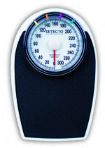Displays POUNDS (lb) - Pro Health Dial Bathroom Scale