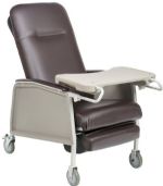 Three Position Bariatric Recliner Chair - CHOCOLATE