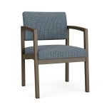 Lenox Steel Guest Chair with BRONZE Frame Finish and SERENE Upholstery